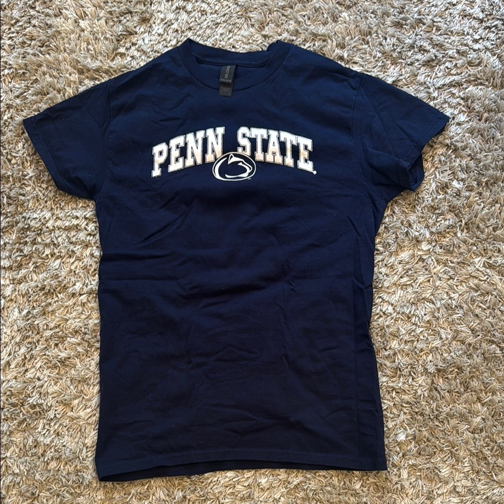 Gildan Navy Blue Penn State Short Sleeve Tee